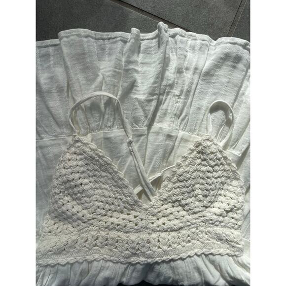 NWT Aerie crochet mini dress. Size Small - Picture 4 of 5